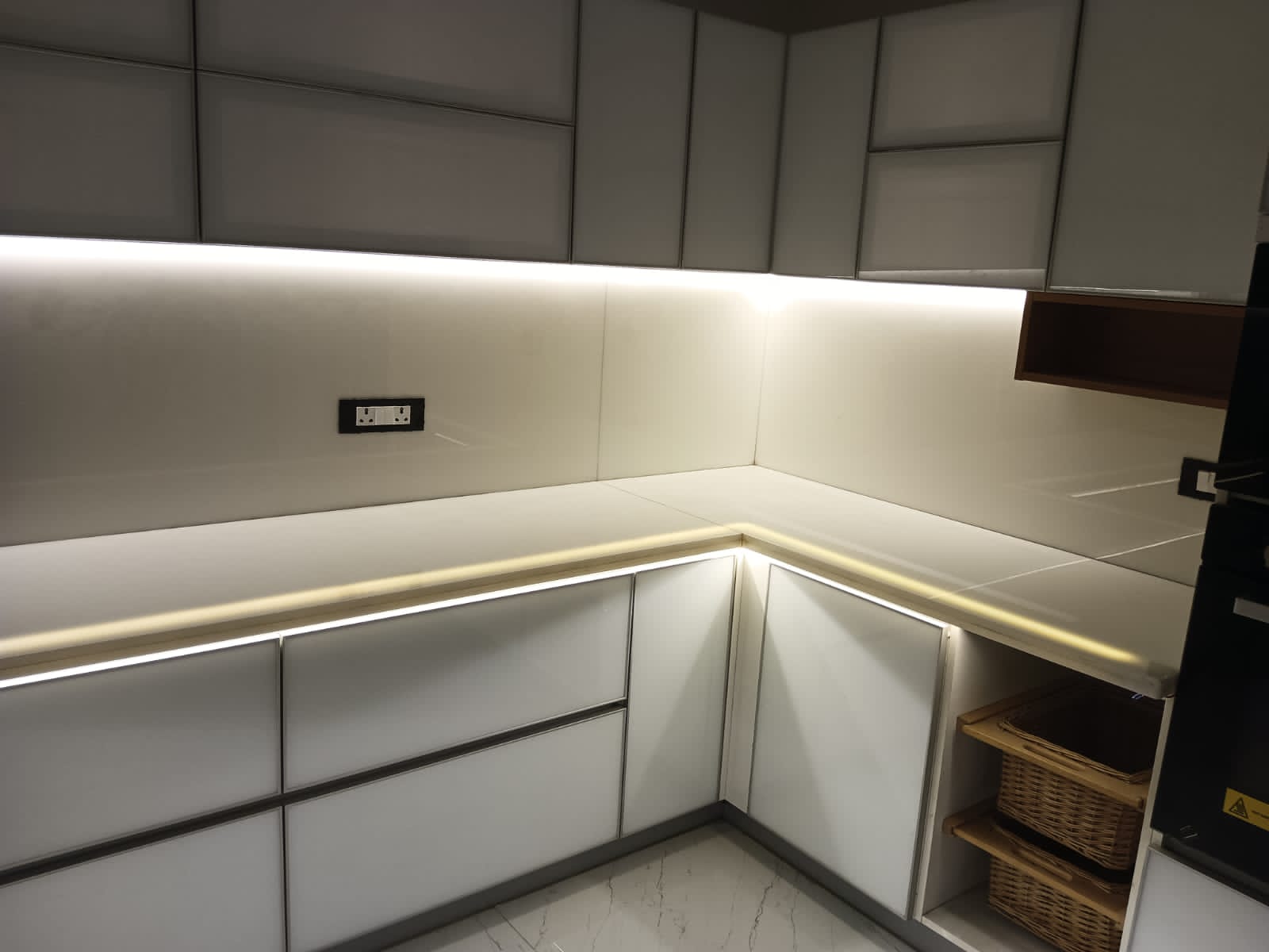 kitchen with Nano White-1